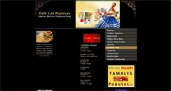 Desktop Screenshot of cafelaspupusas.com