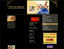 Tablet Screenshot of cafelaspupusas.com